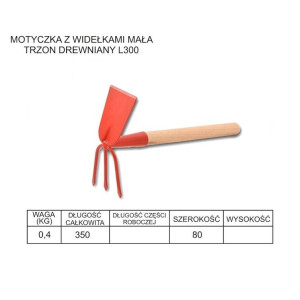 Haczka moty-widełki  Opr.L- 300